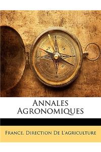 Annales Agronomiques