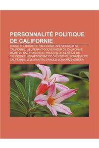 Personnalite Politique de Californie