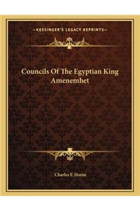 Councils of the Egyptian King Amenemhet