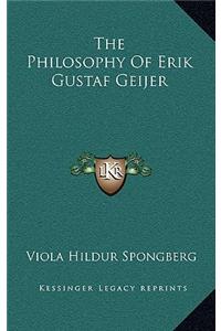 The Philosophy of Erik Gustaf Geijer