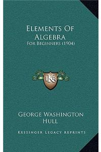 Elements of Algebra