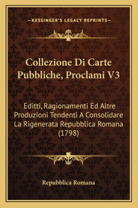Collezione Di Carte Pubbliche, Proclami V3