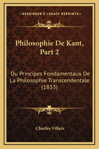 Philosophie De Kant, Part 2