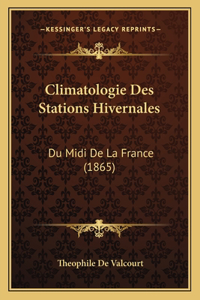 Climatologie Des Stations Hivernales