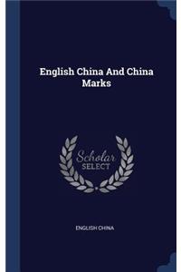 English China And China Marks