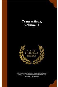 Transactions, Volume 14