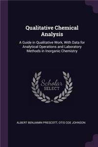 Qualitative Chemical Analysis