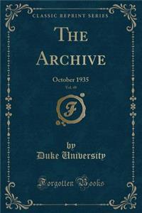 The Archive, Vol. 49