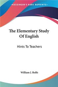 Elementary Study Of English