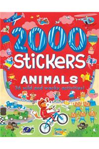 2000 Stickers Animals: 36 Wild and Wacky Activities!