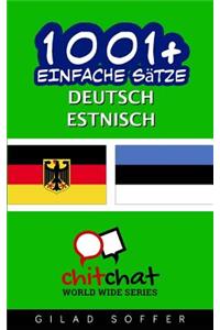 1001+ Einfache Sätze Deutsch - Estnisch