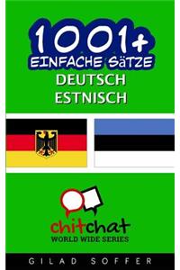 1001+ Einfache Sätze Deutsch - Estnisch