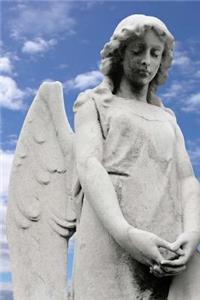 A Beautiful Stone Statue of a Guardian Angel Portrait Journal