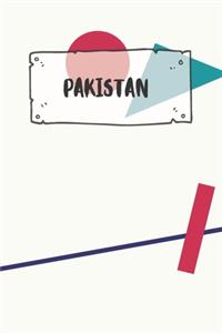 Pakistan: Liniertes Reisetagebuch Notizbuch oder Reise Notizheft liniert - Reisen Journal für Männer und Frauen mit Linien