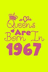 Queens Are Born In 1967 Notebook