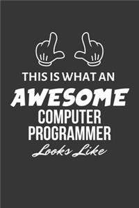 This Is What An Awesome Computer Programmer Looks Like Notebook