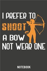 I prefer to Shoot a bow not wear one