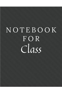 Notebook For Class