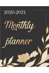 Monthly Planner 2020-2021