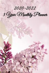 2020-2022 3 Year Monthly Planner
