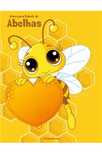 Livro para Colorir de Abelhas