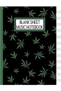 Blank Sheet Music Notebook