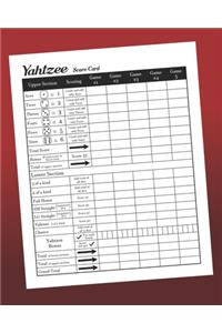 Yahtzee Score Card
