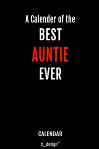 Calendar for Aunties / Auntie