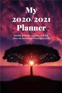 My 2020-2021 Monthly & Weekly Planner