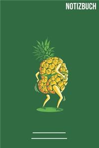 Notizbuch Liniert Ananas Tanz