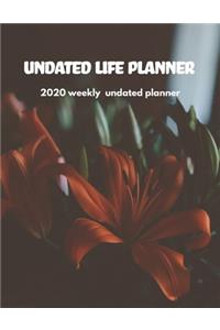 Undated Life Planner