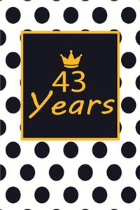 43 years
