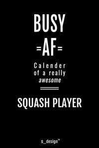 Calendar 2020 for Squash Players / Squash Player