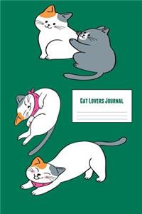 Cat Lovers Journal: Feline Gift Notebook Blank Lined Journal for Kitty Lovers