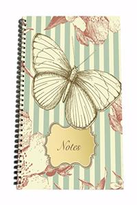 A5 Spiral Notebook - Butterfly