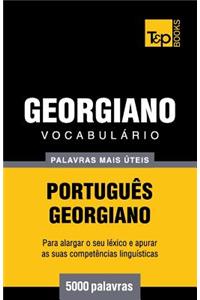 Vocabulário Português-Georgiano - 5000 palavras mais úteis