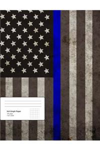 Thin Blue Line Composition Notebook