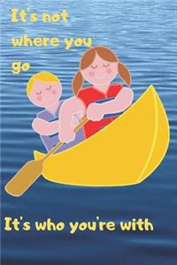 Canoe Lovers Blank Lined Journal