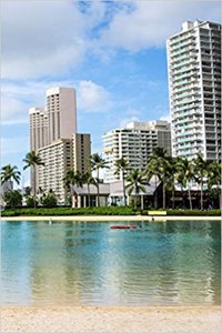 Tropical Waikiki Beach Honolulu Hawaii