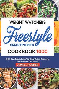 Weight Watchers Freestyle SmartPoints Cookbook 1000