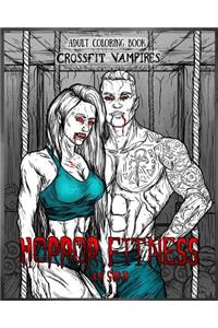 Adult Coloring Book Horror Fitness