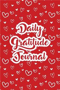 Gratitude Journal Scribbly Hearts Pattern 13