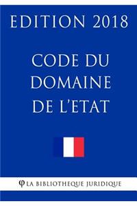 Code du domaine de l'Etat: Edition 2018