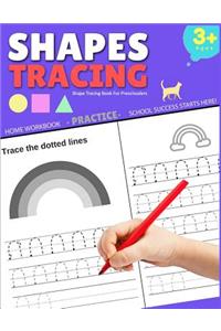 Shape Tracing Book For Preschoolers