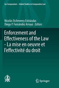 Enforcement and Effectiveness of the Law - La Mise En Oeuvre Et l'Effectivité Du Droit