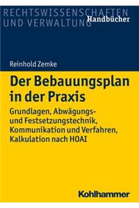 Der Bebauungsplan in Der PRAXIS