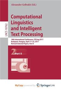 Computational Linguistics and Intelligent Text Processing