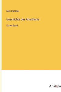 Geschichte des Alterthums