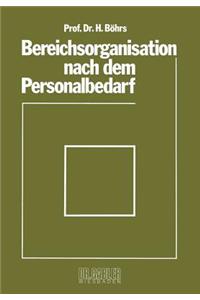 Bereichsorganisation Nach Dem Personalbedarf