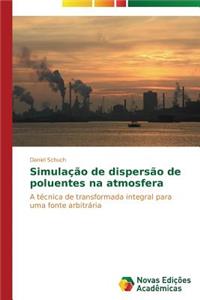 Simulação de dispersão de poluentes na atmosfera